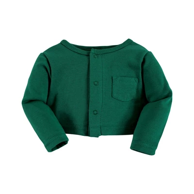 Hudson Baby Infant And Toddler Girl Cotton Dress And Cardigan Set, Poinsettia - Image 4