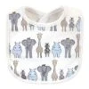 Hudson Baby Infant Boy Cotton Bibs 5pk, Royal Safari, One Size