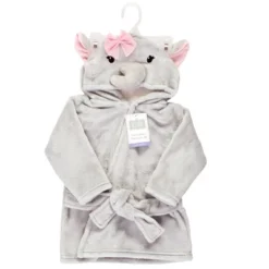 Hudson Baby Infant Boy Plush Pool And Beach Robe Cover-ups, Pretty Elephant