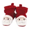 Hudson Baby Baby And Toddler Cozy Fleece Booties, Santa