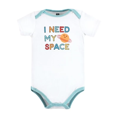 Hudson Baby Cotton Bodysuits, Happy Planets - Image 4