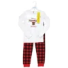 Hudson Baby Infant And Toddler Cotton Pajama Set, Christmoose