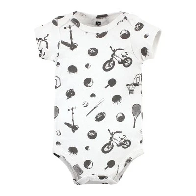 Hudson Baby Unisex Baby Cotton Bodysuits, Ball - Image 6