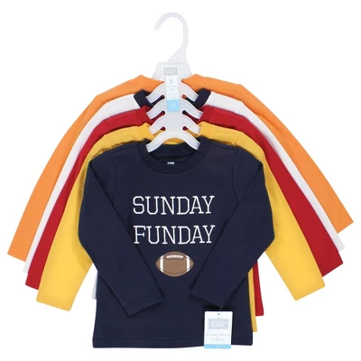 Hudson Baby Infant And Toddler Boy Long Sleeve T-Shirts, Sports