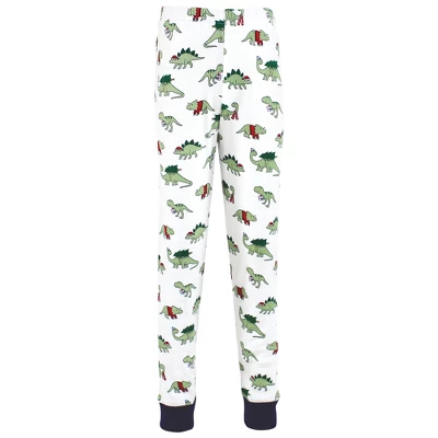 Hudson Baby Infant And Toddler Cotton Pajama Set, Christmasaurus - Image 3