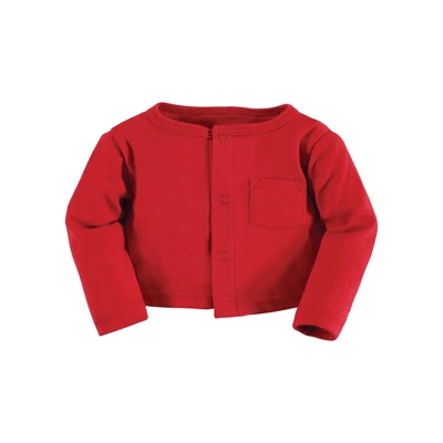 Hudson Baby Infant And Toddler Girl Cotton Dress And Cardigan Set, Fancy Rudolph - Image 4