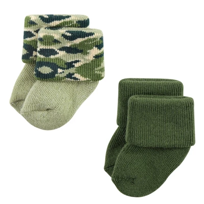 Hudson Baby Infant Boys Cotton Rich Newborn And Terry Socks, Dinosaur Explorer - Image 5