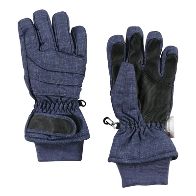 Hudson Baby Unisex Snow Gloves, Heather Navy - Image 4