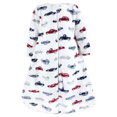 Hudson Baby Infant Boy Plush Sleeping Bag, Sack, Blanket, Cars - Image 2