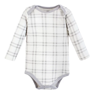 Hudson Baby Infant Boy Cotton Long-Sleeve Bodysuits, Forest Animals 5-Pack - Image 4