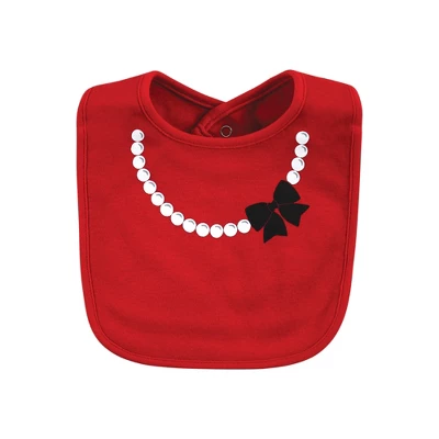 Hudson Baby Infant Girl Cotton Bibs, Scottie Dogs - Image 4