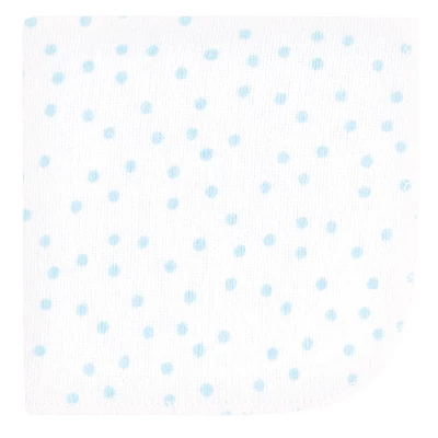 Hudson Baby Infant Girl Rayon From Bamboo Washcloth Bundle, Sea Shells, One Size - Image 7
