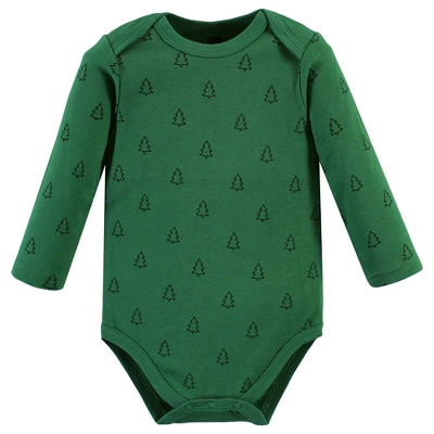 Hudson Baby Unisex Baby Cotton Long-Sleeve Bodysuits, Moose Wonderful Time - Image 3