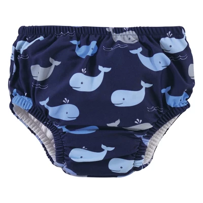 Hudson Baby Infant And Toddler Boy Swim Diapers, Whales - Image 2