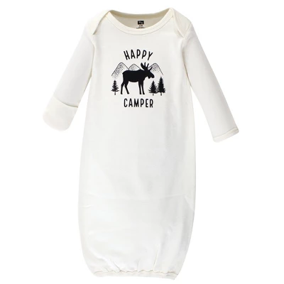 Hudson Baby Infant Unisex Cotton Gowns, Moose, 0-6 Months - Image 4