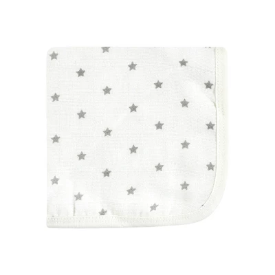 Hudson Baby Infant Boy Cotton Muslin Washcloths, Royal Safari, One Size - Image 3