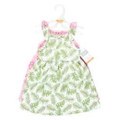 Hudson Baby Baby Girls Cotton Dresses, Palm Leaf