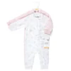 Hudson Baby Toddler Girls Plush Jumpsuits, Snowflakes