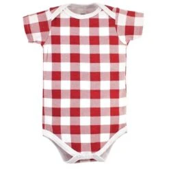 Hudson Baby Infant Boy Cotton Bodysuits 5pk, Homeslice