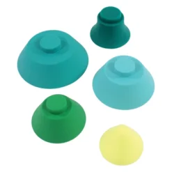 Hudson Baby Infant And Toddler Silicone Stacking Toy, Tree, One Size