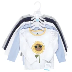 Hudson Baby Infant And Toddler Girl Long Sleeve T-Shirts, Wildflowers