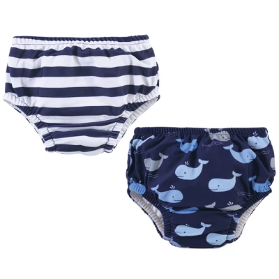 Hudson Baby Infant And Toddler Boy Swim Diapers, Whales - Image 4