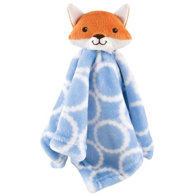 Hudson Baby Infant Boy Plush Blanket With Security Blanket, Blue Fox, One Size - Image 2