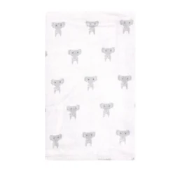 Hudson Baby Infant Unisex Cotton Flannel Burp Cloths, Modern Elephant, One Size
