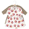 Hudson Baby Girl Cotton Dresses, Autumn Rose