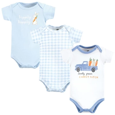 Hudson Baby Cotton Bodysuits, Carrot Patch Truck - Image 5