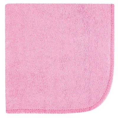 Hudson Baby Infant Girl Rayon From Bamboo Washcloth Bundle, Sea Shells, One Size - Image 8