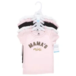 Hudson Baby Girl Short Sleeve T-Shirts, Leopard Mamas Mini