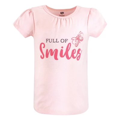 Hudson Baby Infant And Toddler Girl Short Sleeve T-Shirts, Be Kind - Image 5