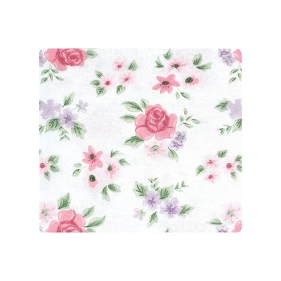 Hudson Baby Infant Girl Cotton Flannel Receiving Blankets, Tea Party, One Size - Image 4