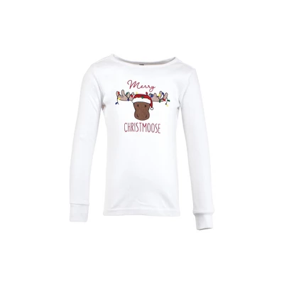 Hudson Baby Infant And Toddler Cotton Pajama Set, Christmoose - Image 2