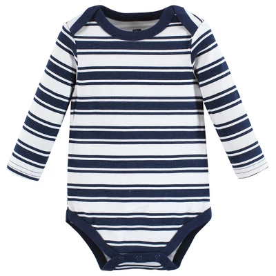 Hudson Baby Infant Boy Cotton Long-Sleeve Bodysuits, Mamas Boy - Image 3