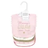 Hudson Baby Infant Girls Cotton Bibs, Dream Come True, One Size