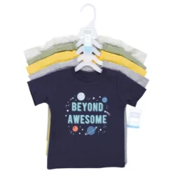 Hudson Baby Infant And Toddler Boy Short Sleeve T-Shirts, Beyond Awesome