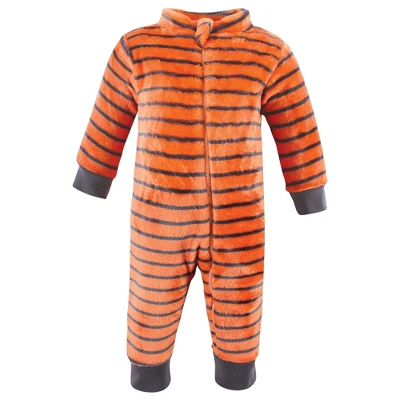 Hudson Baby Infant Boy Plush Jumpsuits, Camping - Image 3