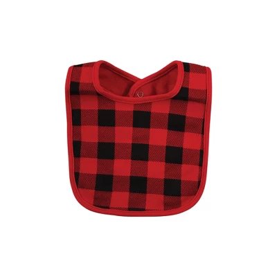 Hudson Baby Unisex Baby Cotton Bib And Headband Or Caps Set, Moose Wonderful Time, One Size - Image 4