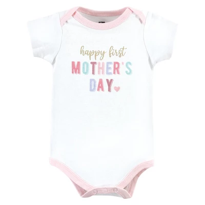 Hudson Baby Infant Girl Cotton Bodysuits, Girl Mothers Day - Image 2