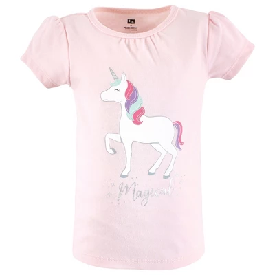 Hudson Baby Infant And Toddler Girl Short Sleeve T-Shirts, Magical World - Image 3