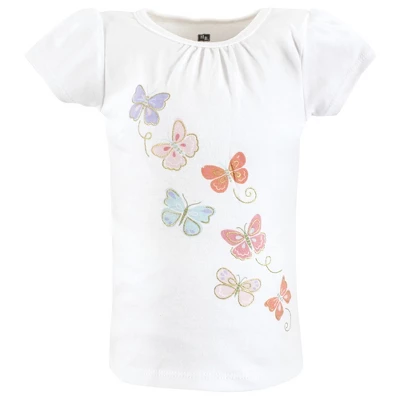Hudson Baby Infant And Toddler Girl Short Sleeve T-Shirts, Magical World - Image 6