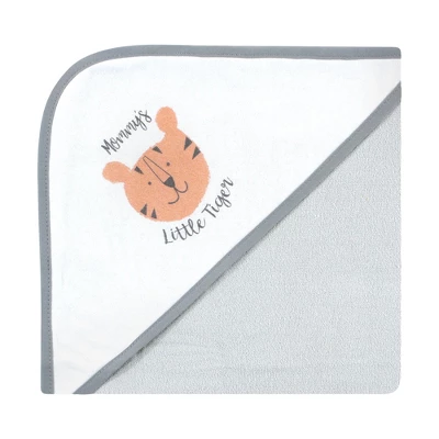 Hudson Baby Unisex Cotton Rich Hooded Towels, Alphabet, One Size - Image 3